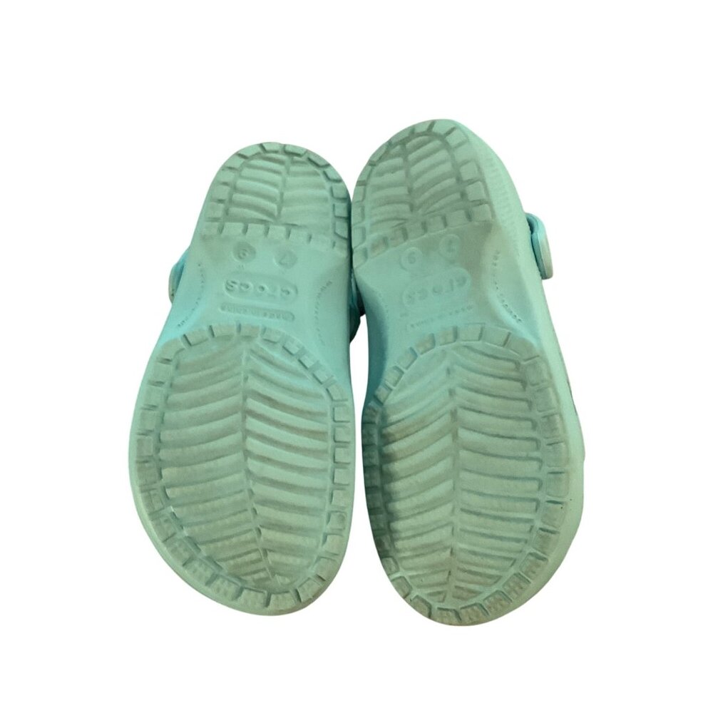 Crocs Light Blue Clogs Size 9  Slip-On Casual Shoes teal - Picture 4 of 9